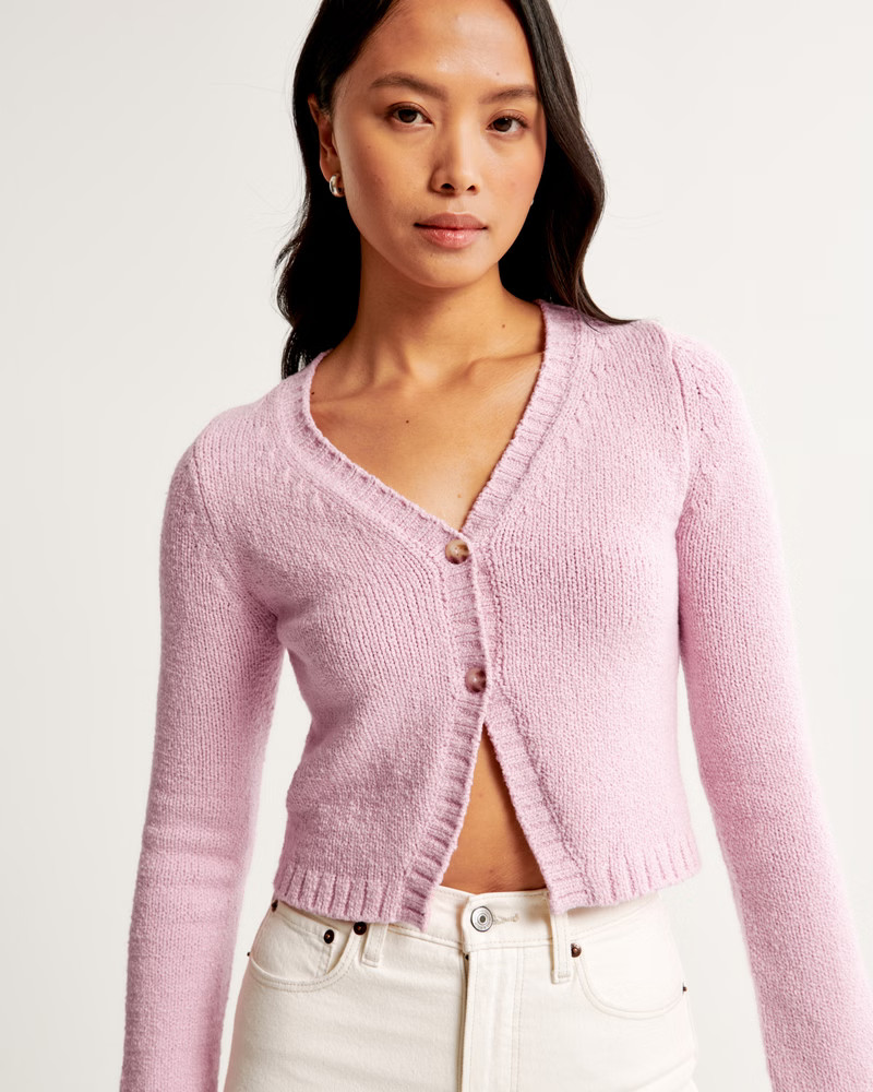 Textural Cardigan | Abercrombie & Fitch (US)