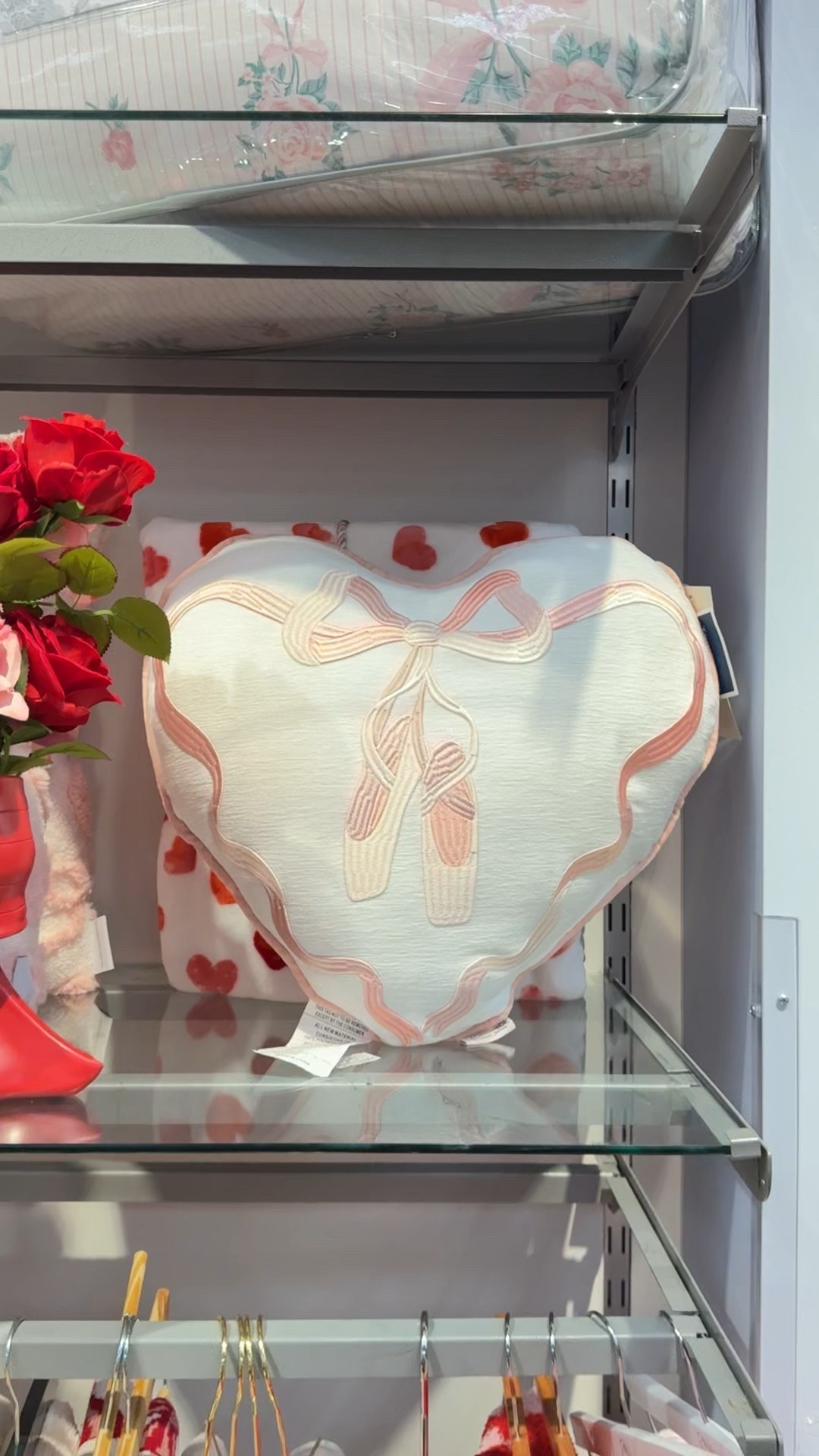 Ballerina bow heart pillow 

#LTKHome #LTKHoliday #LTKFindsUnder50