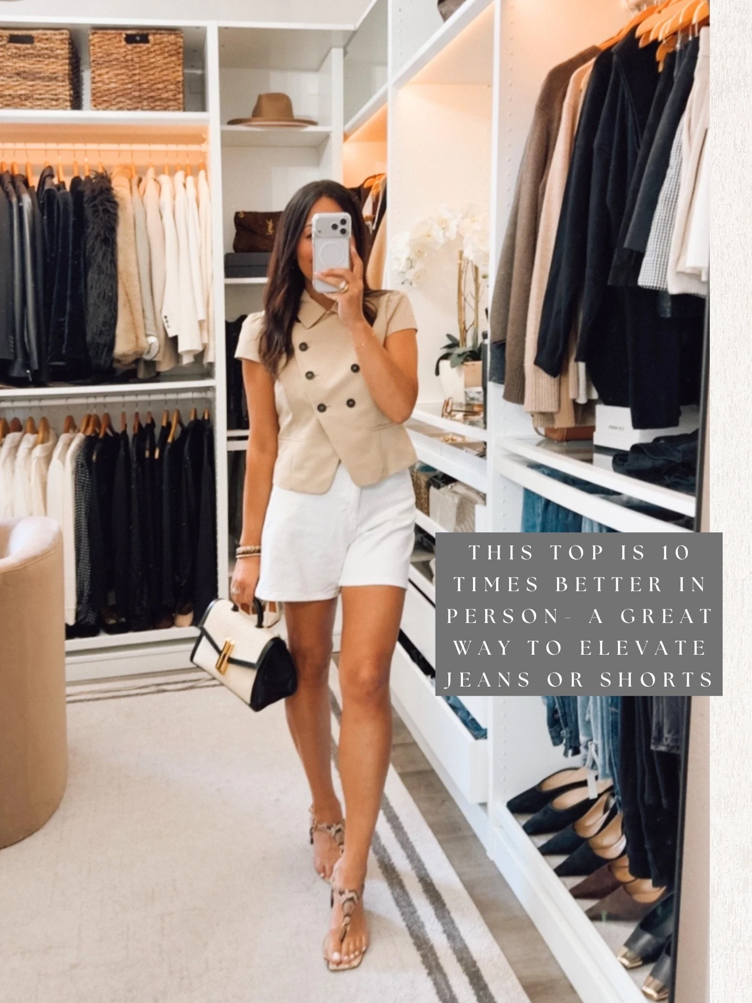 Wearing a medium the top ⭐️ shorts wearing a 27/4

#LTKootd #LTKOver40