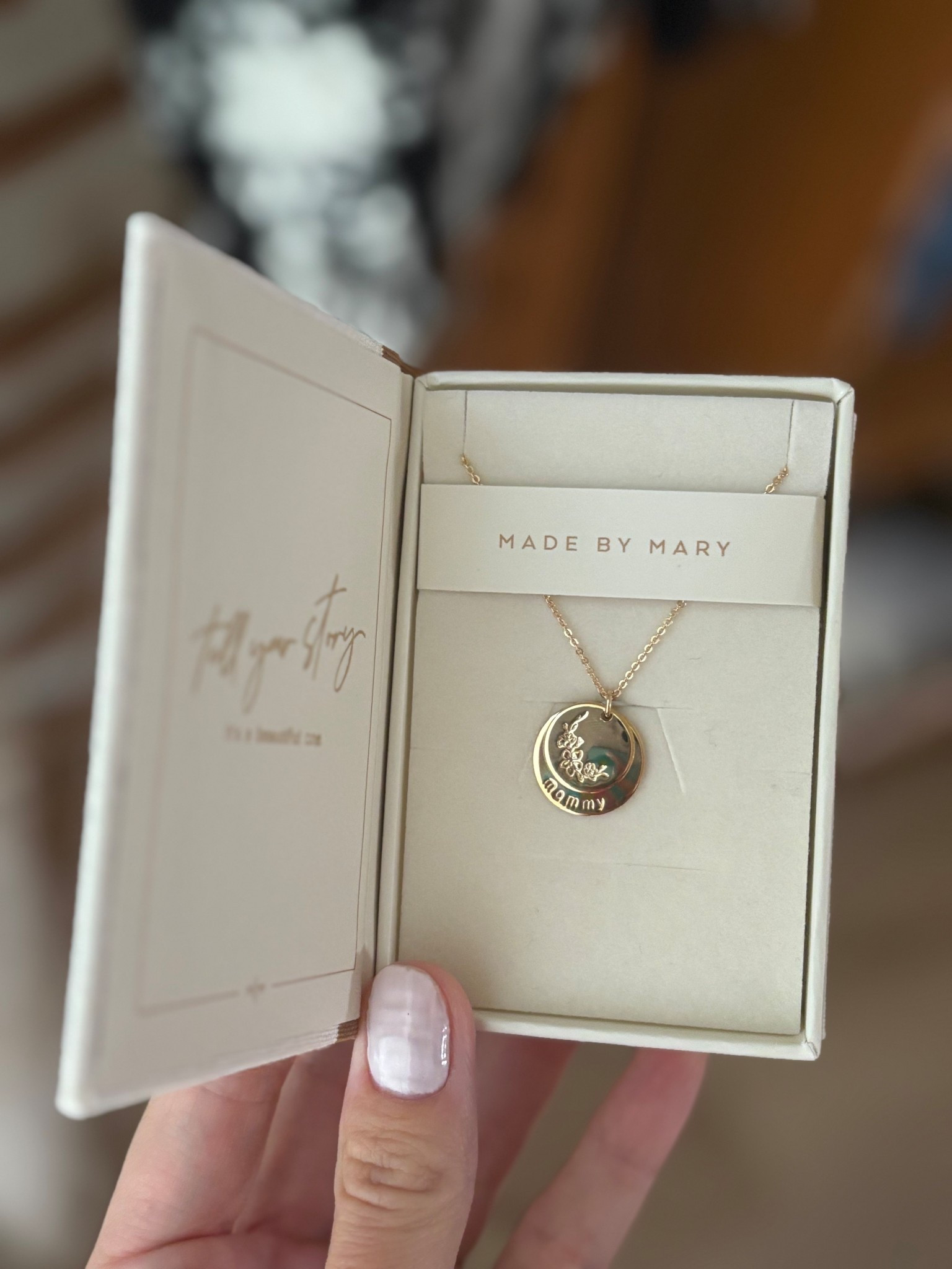 Personalized mommy necklace #madebymary 