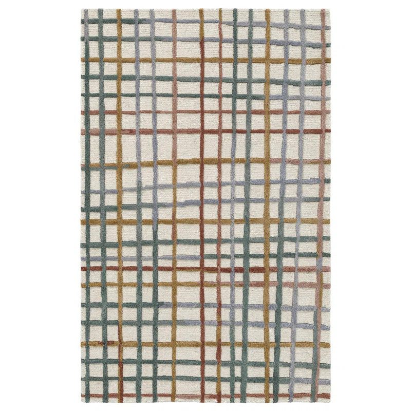 Polychrome Rug: Modernist Hand Tufted Rug in Multi | Wayfair North America