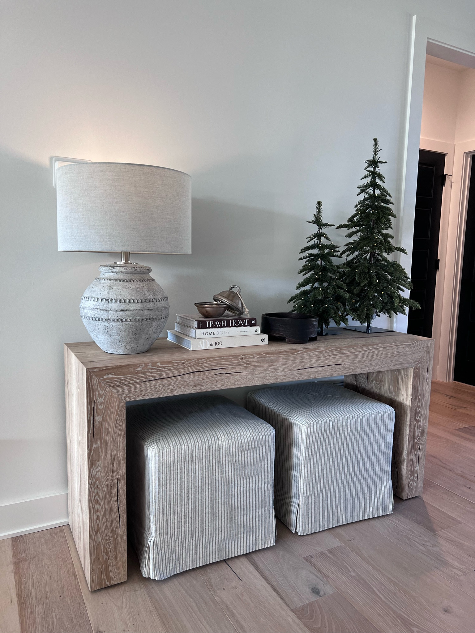 Entry way table decor. 

#LTKhome #LTKHoliday #LTKSeasonal