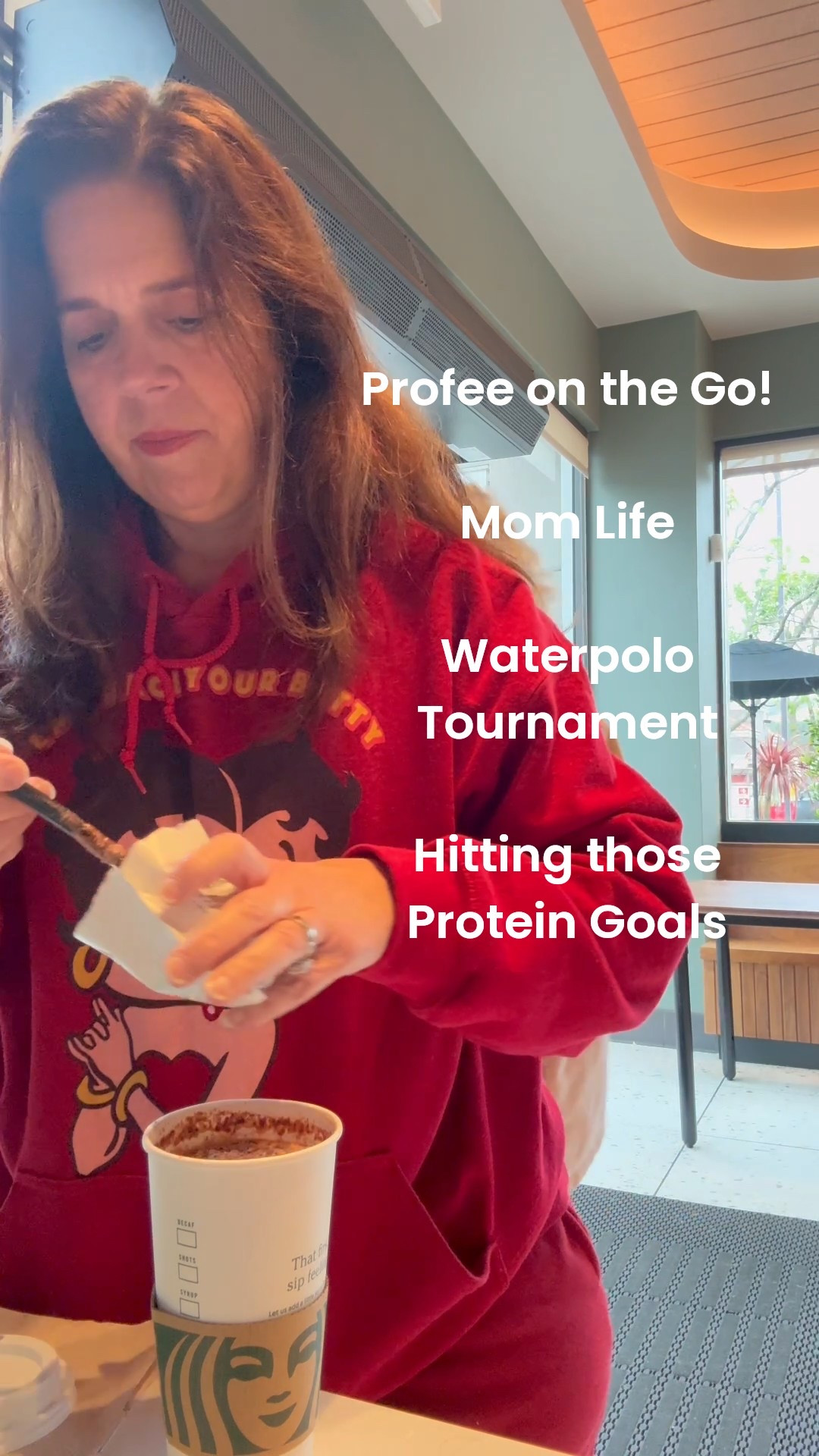 GLP1 Mom Life - waterpolo tournament edition 

When you are on the go, how do you hit your protein goals? Preplanning is essential and you making sure you fuel throughout the day is, too!

Starting with a decaf coffee @starbucks and adding my favorite protein hot chocolate was perfect for this cold morning in Palos Verdes. Had my peppermint cocoa crunch bar while driving to start the day. Packed my Carnivore Crisps and some Moon cheese in case I couldn’t find anything that works with my allergies. Today we will put in a 12 hr day as we started out at 7am and games won’t end till 7pm.

Tagged this staples for you to add to your routine, also👏 #glp1 


#LTKActive #LTKTravel #LTKMidsize