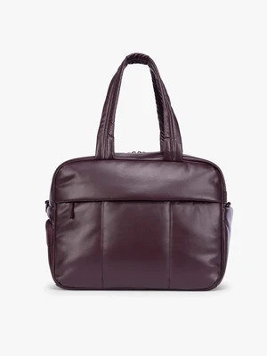 Luka Duffel in Vegan Leather - DARK CHERRY | CALPAK