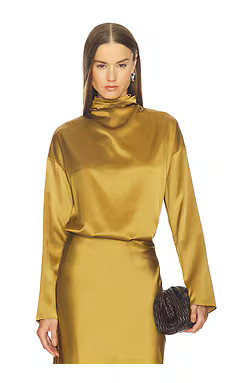 SRG Atlas Silk Top in Chartreuse from Revolve.com | Revolve Clothing (Global)