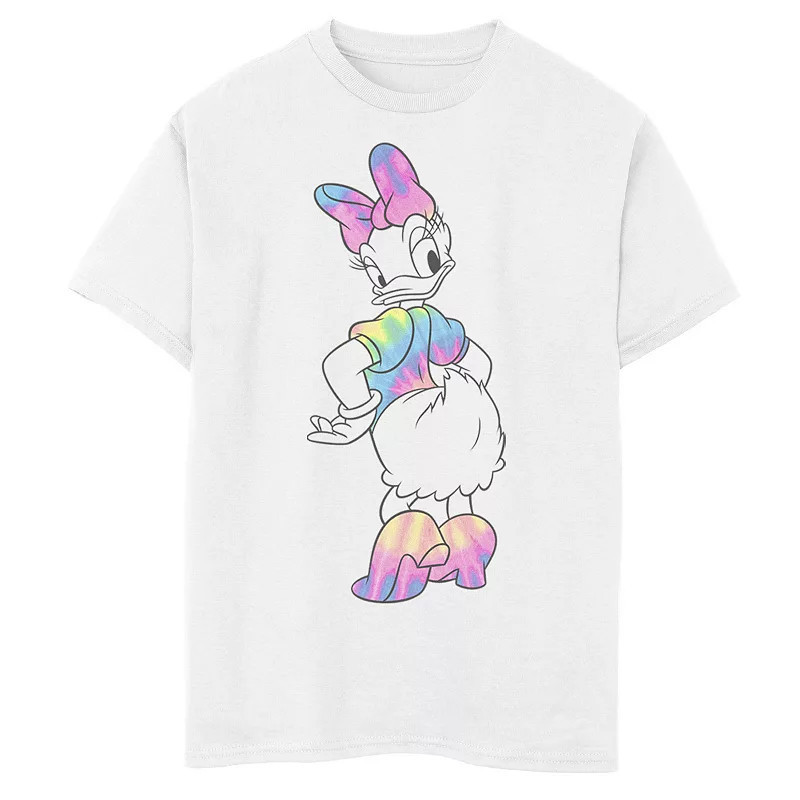 Disney's Mickey Mouse & Friends Boys 6-20 Daisy Duck Tie Dye Graphic Tee, Boy's, Size: XS, White | Kohl's