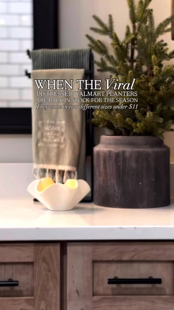 Viral Walmart planters are back in stock! 

#LTKHome