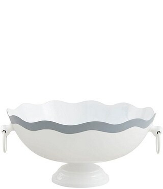 Happy Everything Wavy Pedestal Bowl | Dillard's