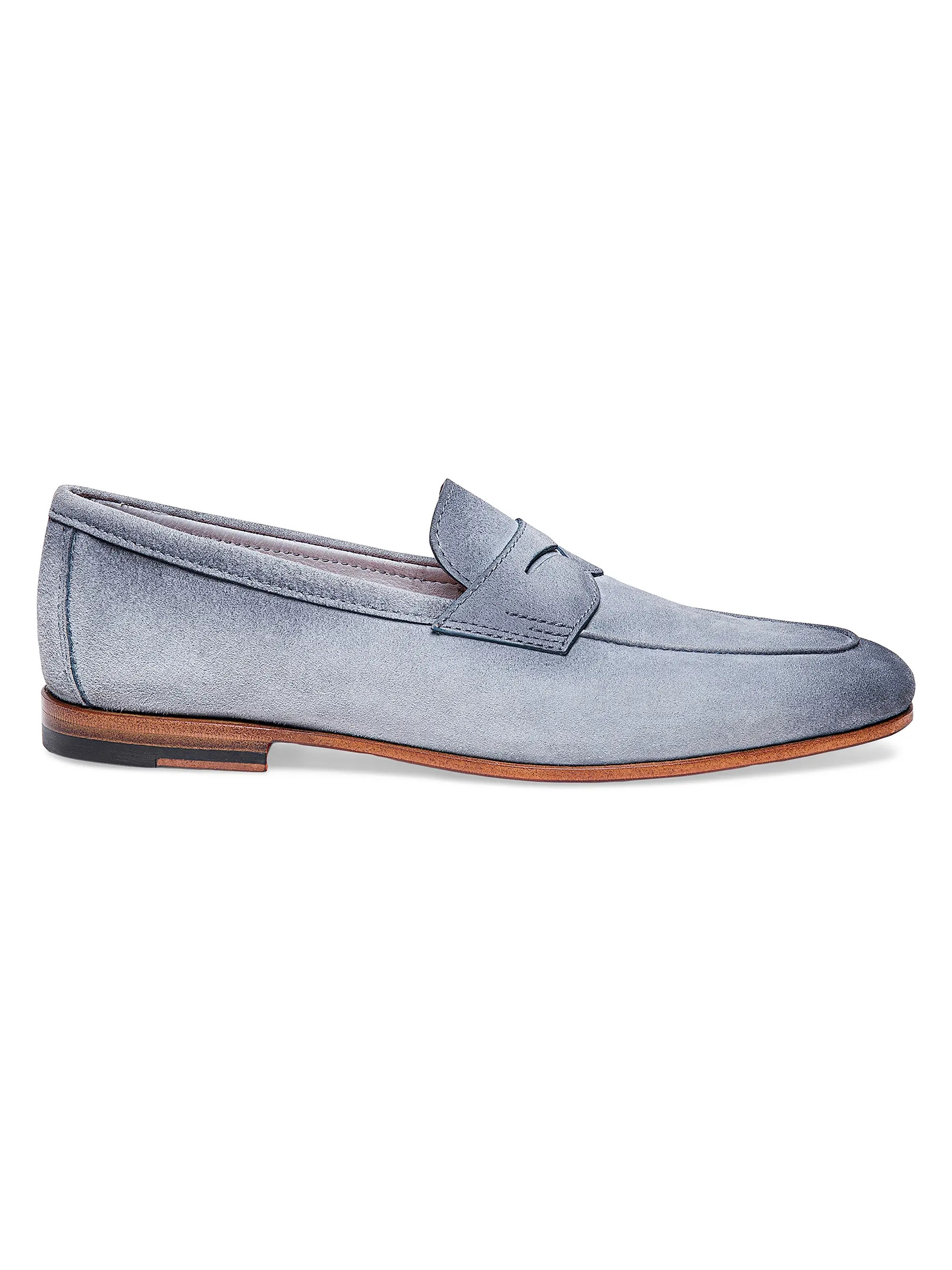 Carlos Suede Penny Loafers | Saks Fifth Avenue