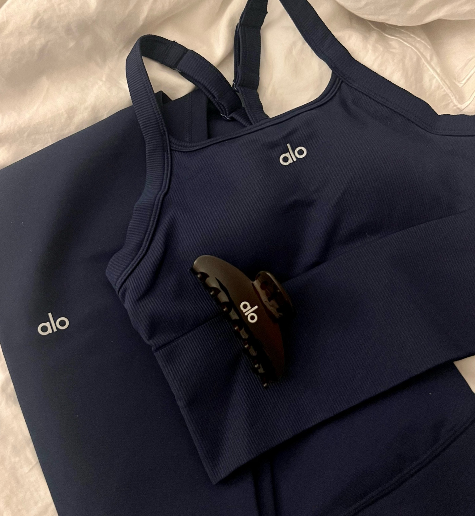 If anything gets me in the gym it’s a matching set. I have seen this Alo set all over TikTok and Instagram, and I finally had to get it and it did not disappoint! I love the stretchy ribbed material of the top. And of course, I had to get the espresso color matching clip! #fitness #aloyoga #workout

#LTKstyletip #LTKfindsunder100 #LTKfitness