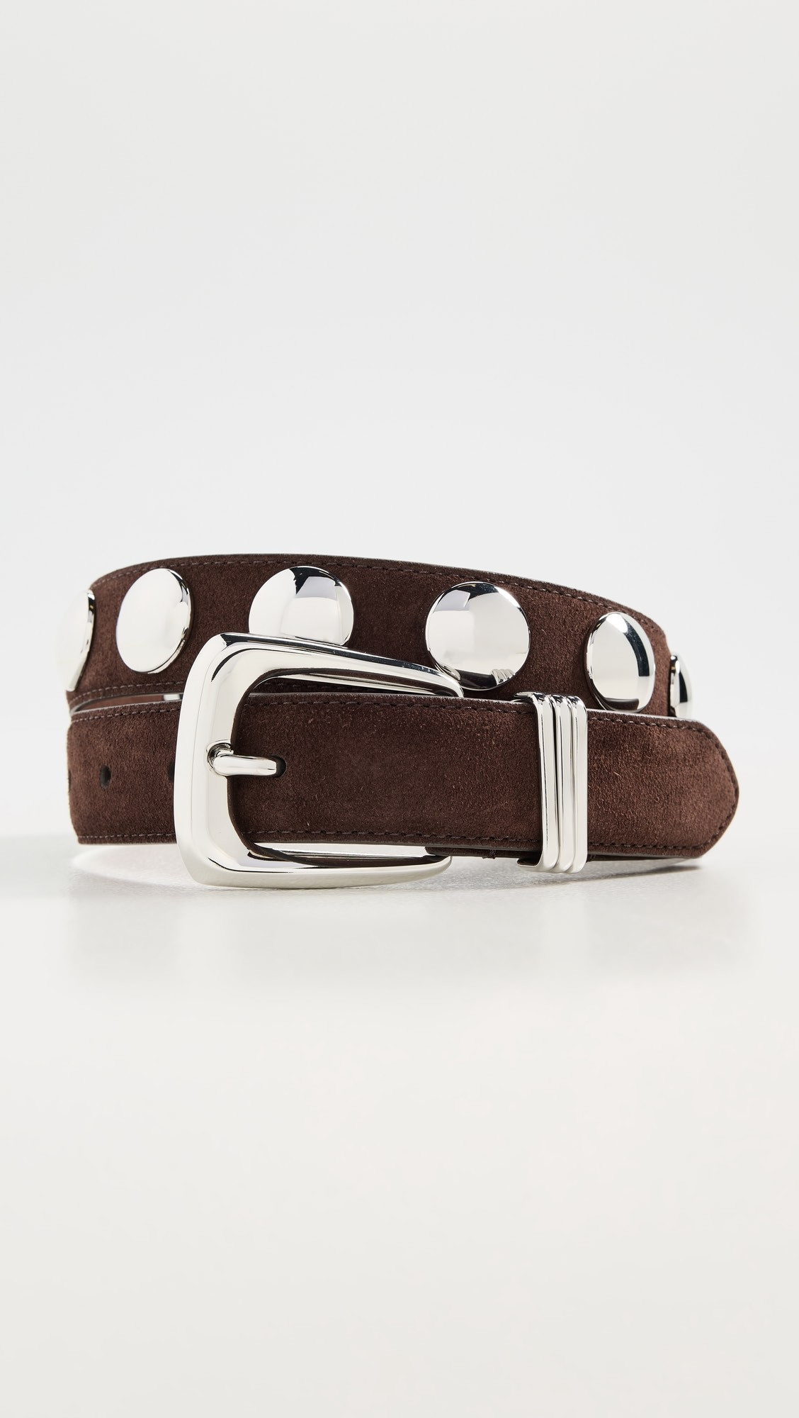 Suede Studded Arch Belt | Shopbop