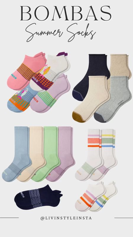 Bombas has new summer colors that are so fun! The most comfortable socks in lots of styles including crew and low cut. 

#LTKGiftGuide #LTKActive #LTKVideo