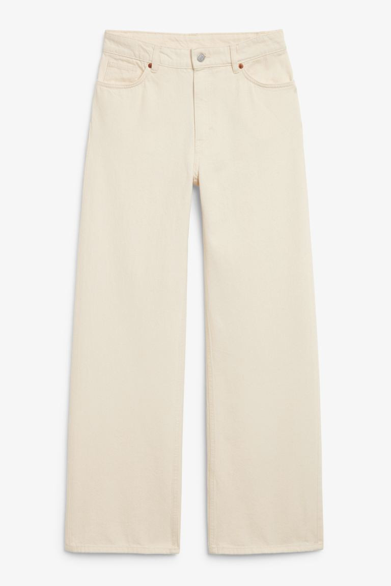Hoch sitzende Jeans Yoko mit weitem Bein | H&M (DE, AT, CH, NL, FI)