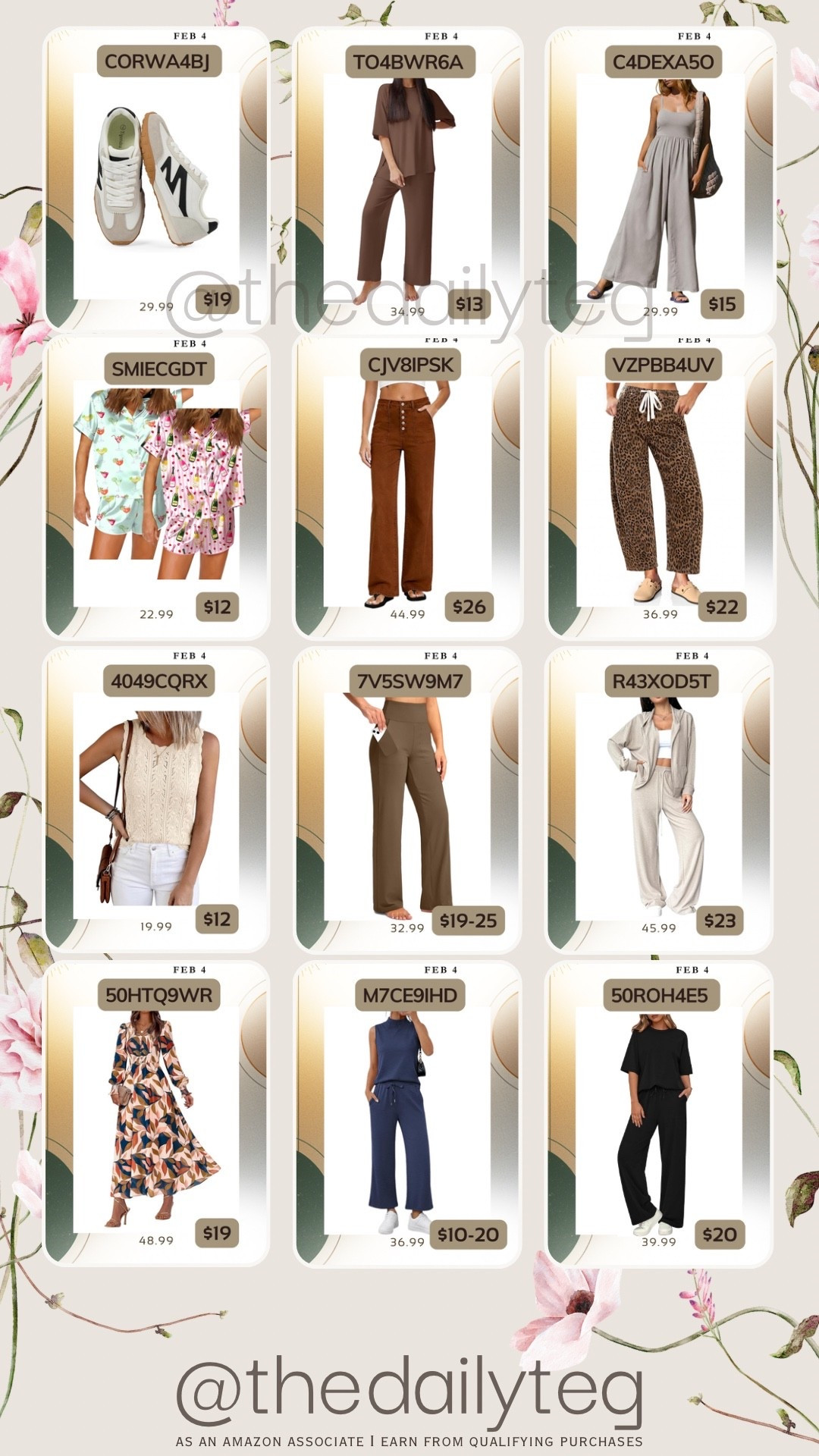 Today’s Amazon Daily Deals are officially live on my LTK 🤍
Sharing comfy lounge sets, wide-leg pants, and everyday staples — all marked down and perfect for mom life (bump friendly too!).

These are limited-time prices, so don’t wait — shop everything while the deals last!

#ltkdeals #amazondeals #dailydeals #momfinds


#LTKSaleAlert #LTKBump #LTKU