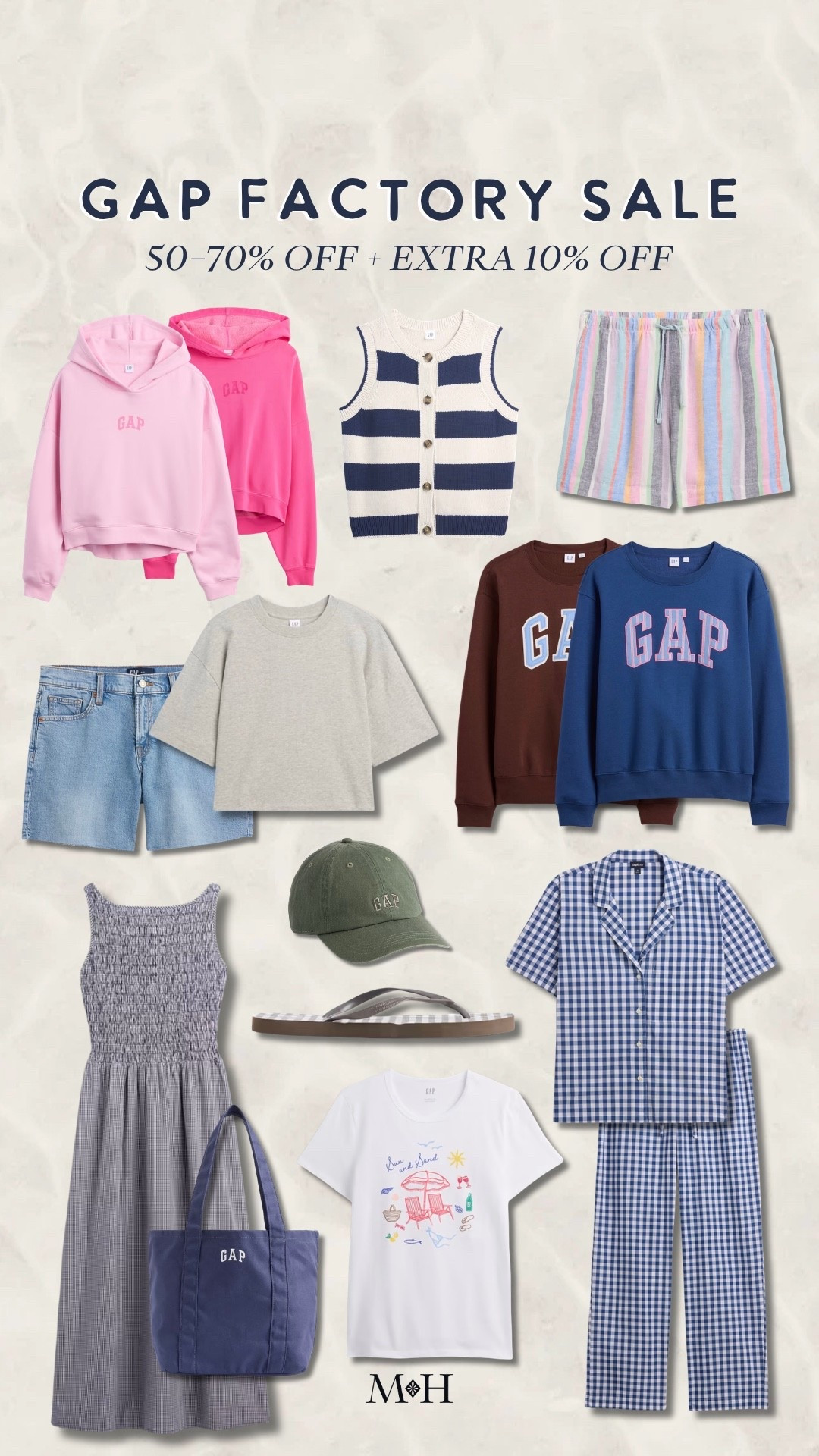 HUGE Gap Factory Sale! 50-70% off PLUS an extra 10% off 🔥🔗

#LTKSaleAlert