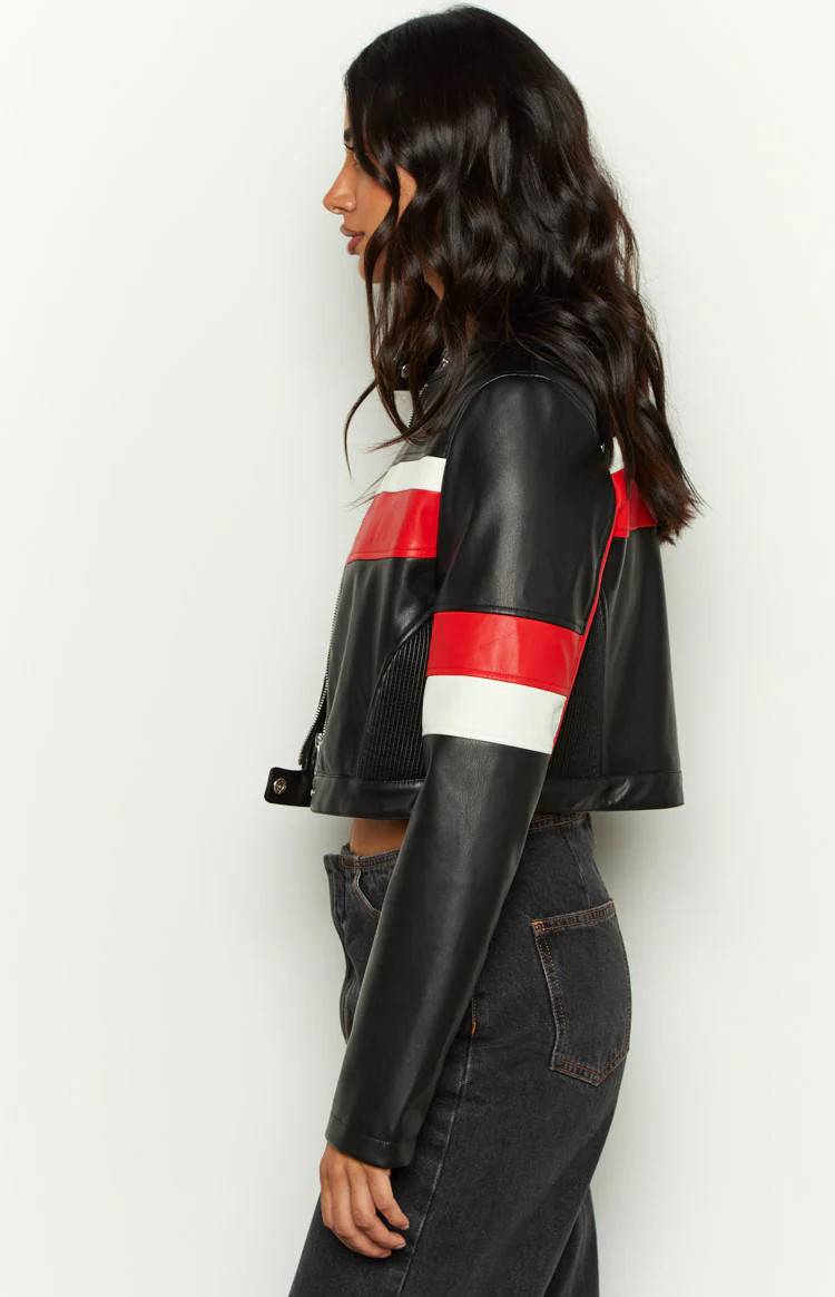 Jayella Black Moto Jacket | Beginning Boutique (AU)