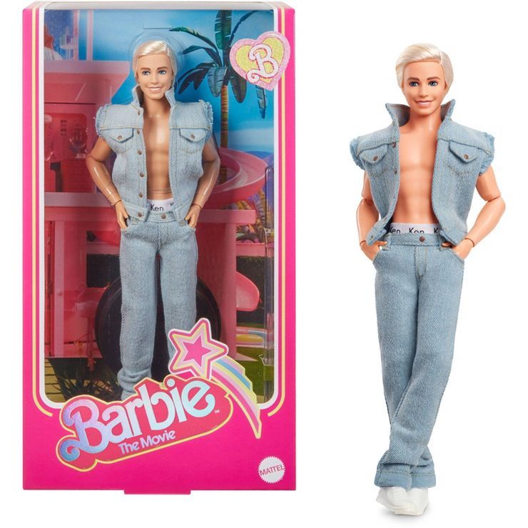 Barbie: The Movie Collectible Ken Doll Wearing Denim Matching Set | Target