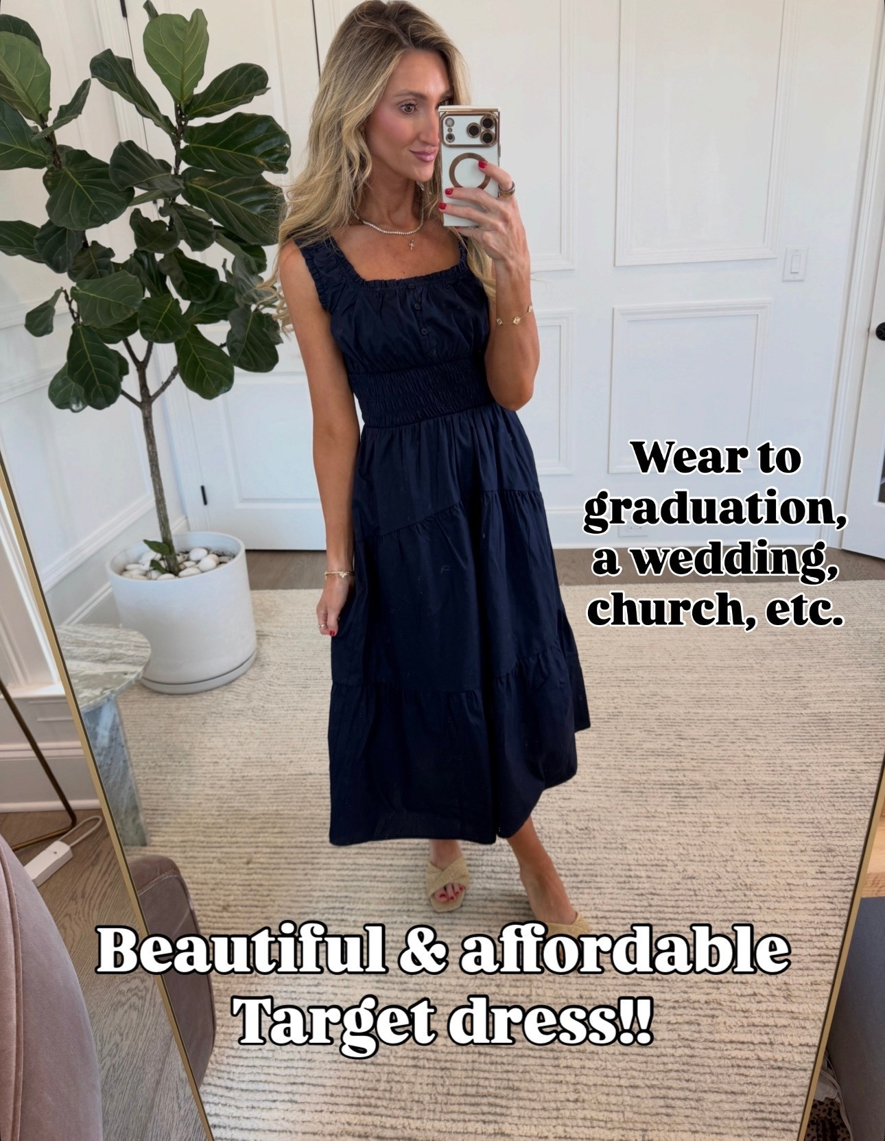 Beautiful @Target dress!! Love the smocked & button-detail ✨

#LTKSaleAlert #LTKSeasonal