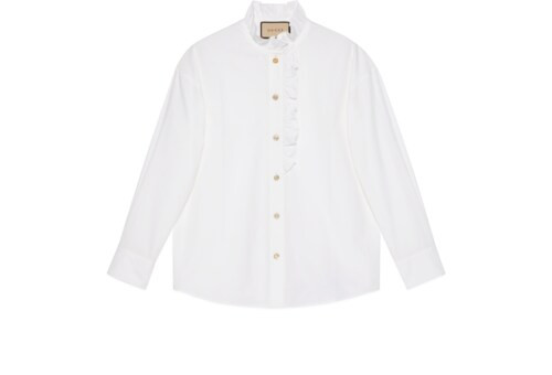 Cotton poplin shirt | Gucci NL