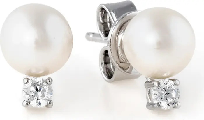 Crislu Cultured Pearl Stud Earrings | Nordstrom | Nordstrom