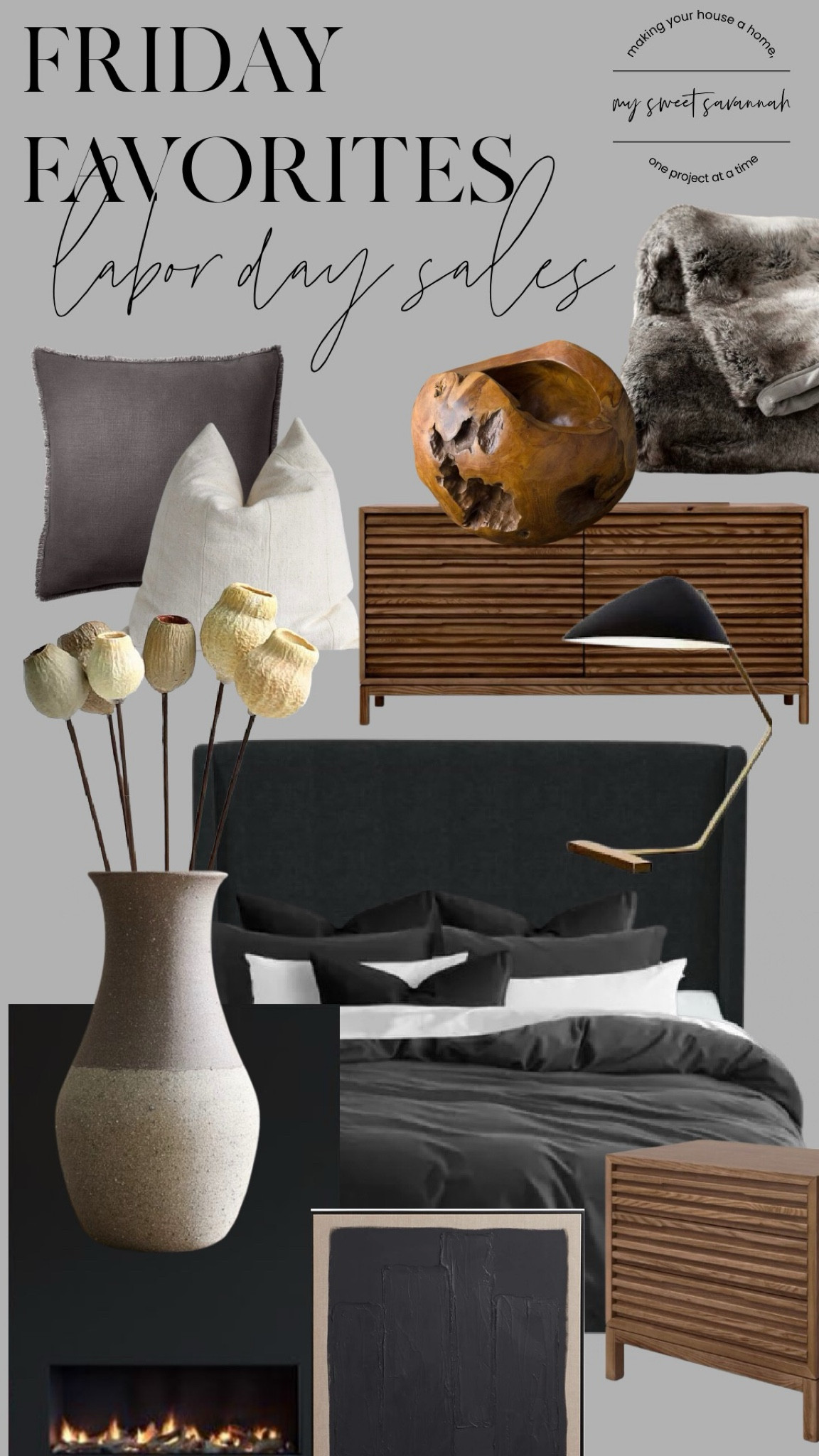 ✨ Friday Favorites + Labor Day Sales ✨ This week, I’m sharing my top picks for creating a moody bedroom oasis. Think mid-century modern furniture, dark and dreamy bedding, and statement lighting—all perfect for setting a cozy, intimate vibe. Don’t miss out on these Labor Day deals to elevate your space! 🛏️ #LTKhome #FridayFavorites #BedroomInspo #LaborDaySales #MCMFurniture #MoodyDecor #HomeDecorSales

#LTKHome #LTKFindsUnder100 #LTKSaleAlert