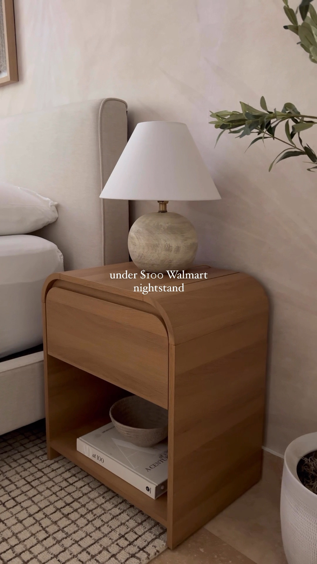 when price, quality, style & features collide perfectly ✨ 

I don’t have a negative thing to say about these beautiful nightstands. The price is unreal, the shape is beautiful, the color wood is perfect and the two outlets, usb and usb c ports on back add the perfect touch of convenience. 

I linked these and similar styles because these do go in and out of stock! 
⁣
#walmartfinds #neutralhome #bedroom #neutraldecor #interiorstyling #walmart #neutralstyle #bedroomdecor #bedroomstyling 

bedroom furniture, neutral bedroom, bedroom decor, nightstand, Walmart find 

#LTKVideo #LTKxWalmart #LTKHome