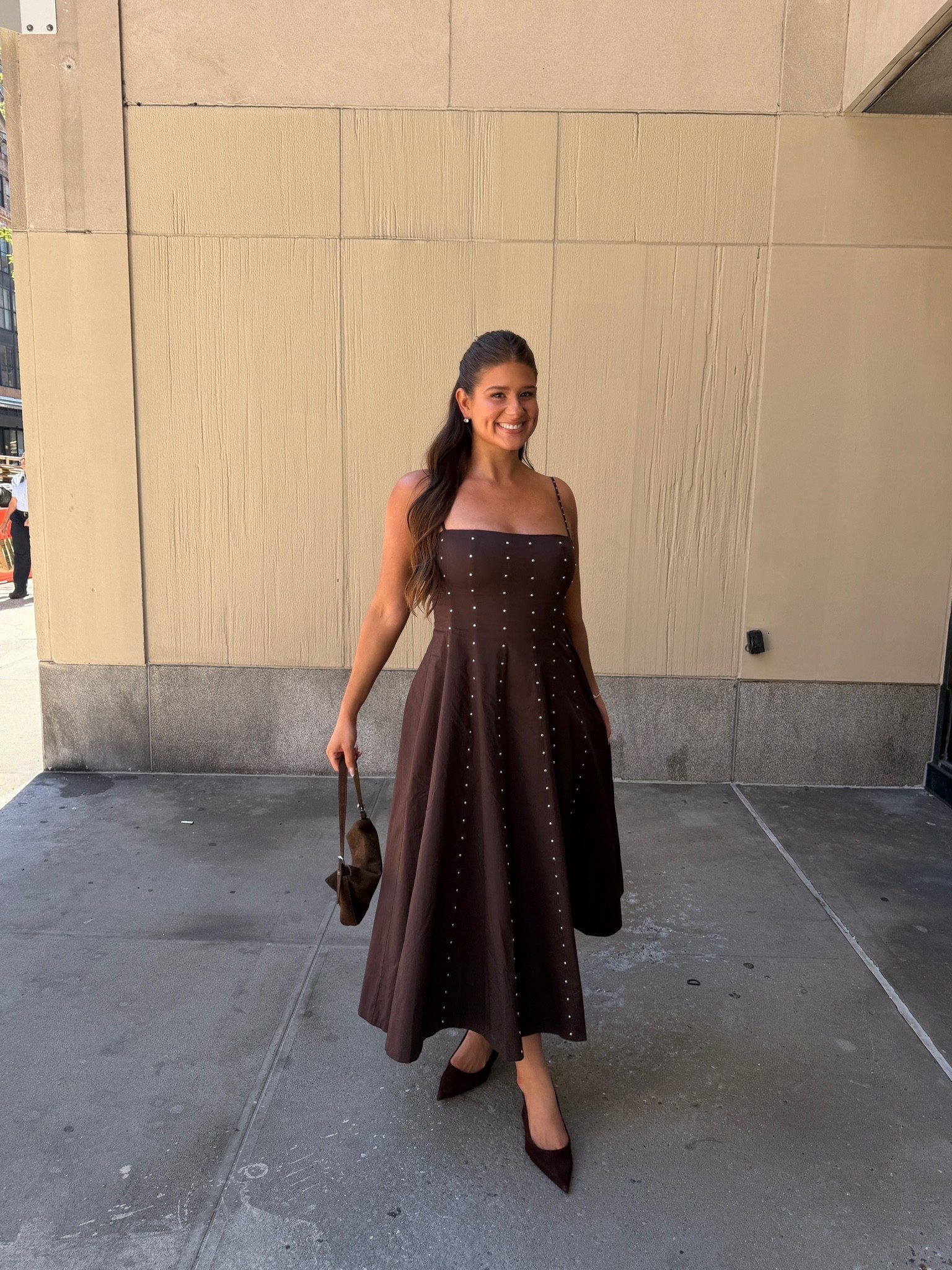 Obsessed with this dress and everything staud! Wearing a 10