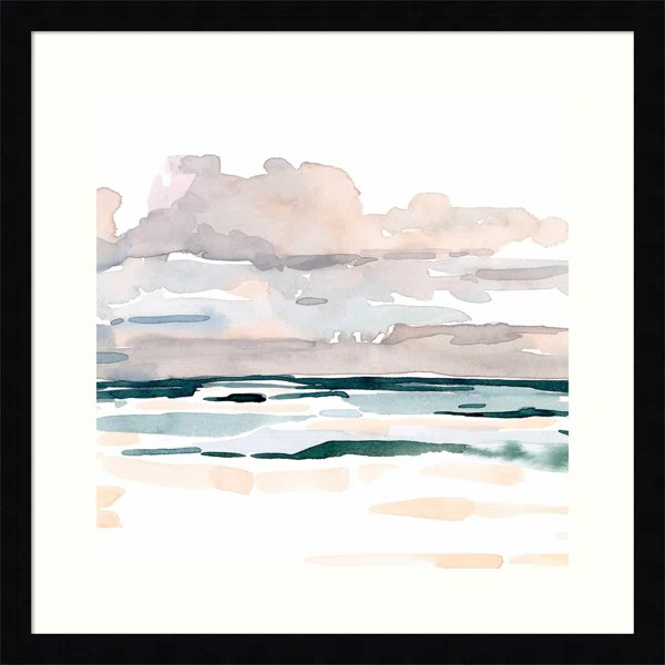Soft Coastal Abstract I - Picture Frame Painting Print on Paper | Wayfair North America