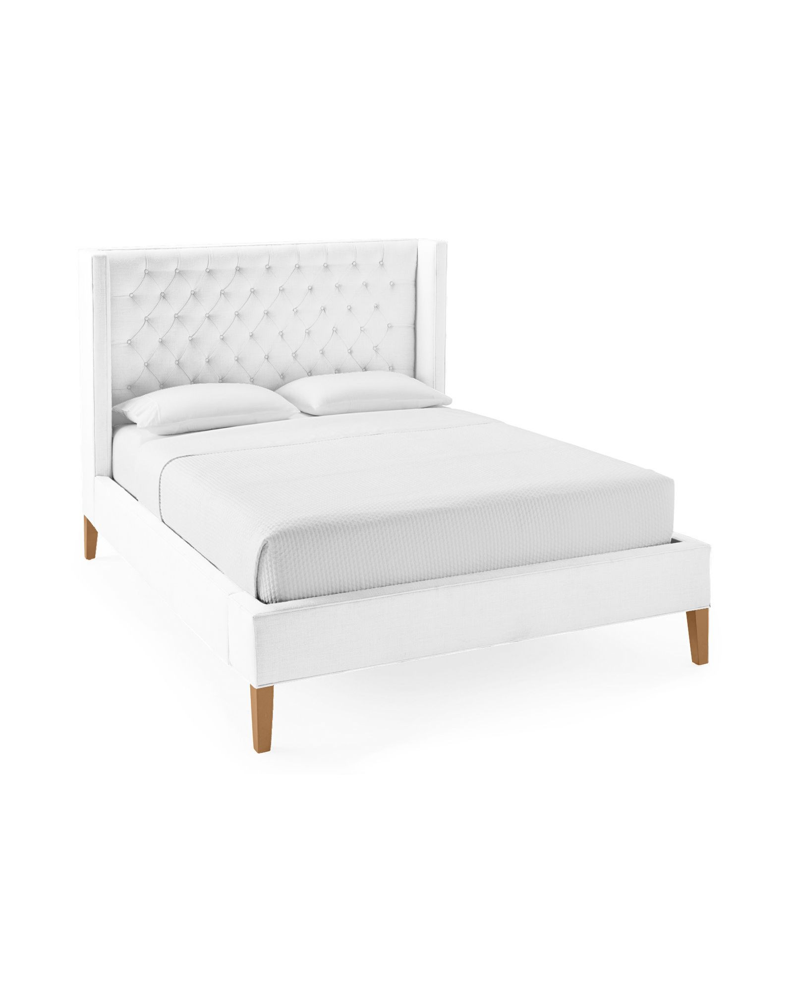 Tall Broderick Tufted Bed | Serena and Lily