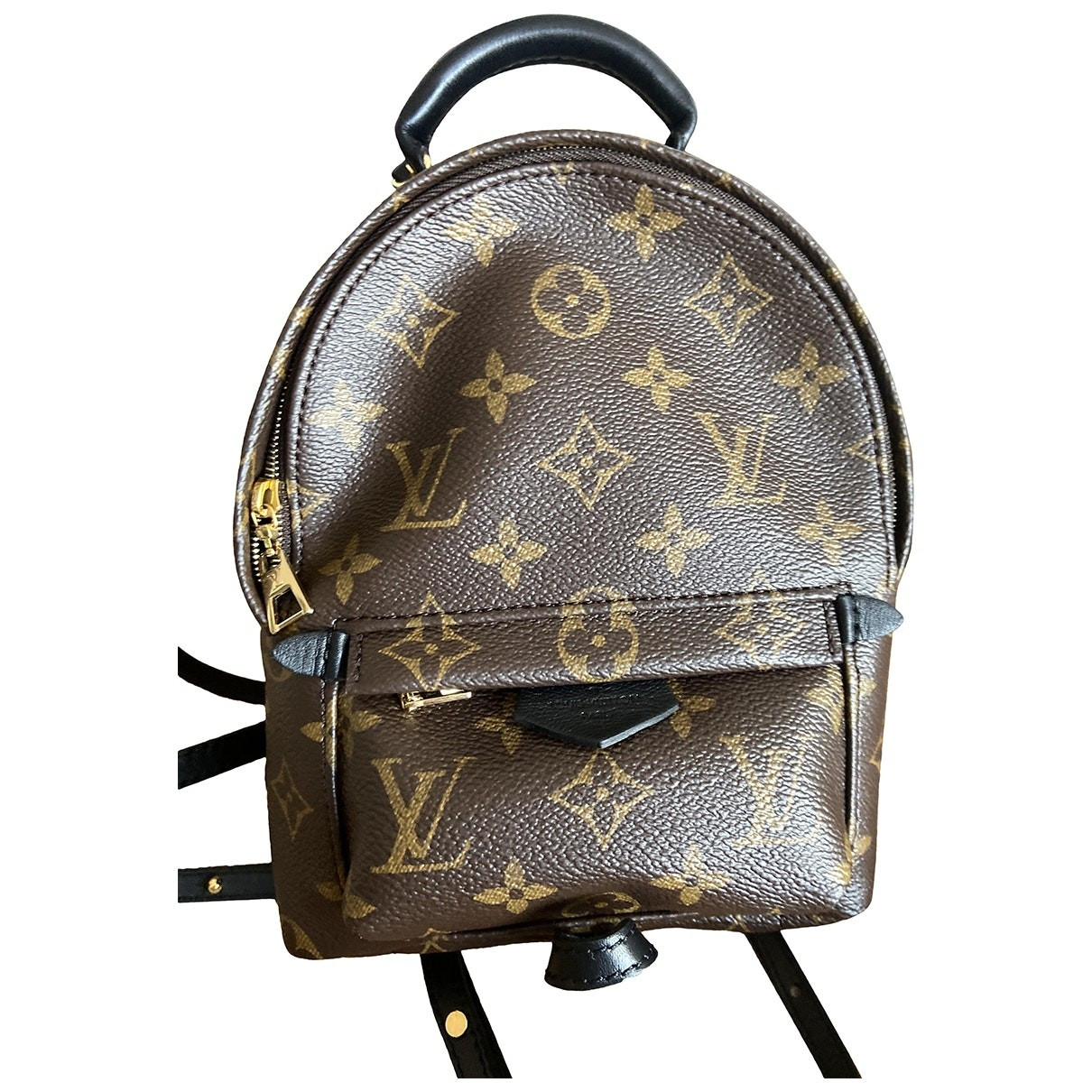 Louis Vuitton Palm Springs Brown Cloth backpack for Women | Vestiaire Collective (Global)