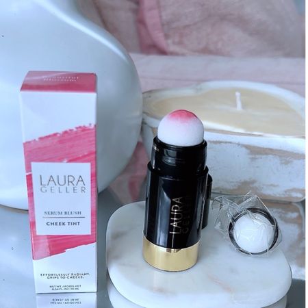 Check out this brand-new serum blush from Laura Geller. This feels great on the skin. It's buildable too. The sponge comes off for easy washing. It also includes an extra sponge with each one. #matureskin #beautyblogger #giftidea #makeupover50

#LTKbeauty #LTKfindsunder50 #LTKover40