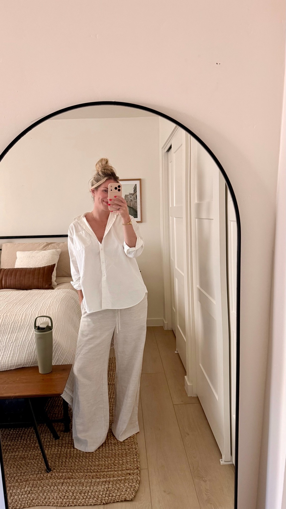 my day off comfy chic uniform!

She is in her soft girl summer era wearing light linens that drape effortlessly and i still feel so beautiful even when im “having a day” ✨🫶🏻😊

linen pants + button down max shirt from @SEZANE linked below 👇🏻

#LTKootd #LTKdayinmylife #LTKSeasonal