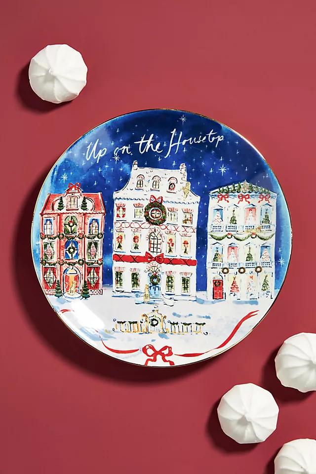 Susannah Garrod 'Tis The Season Dessert Plate | Anthropologie (UK)