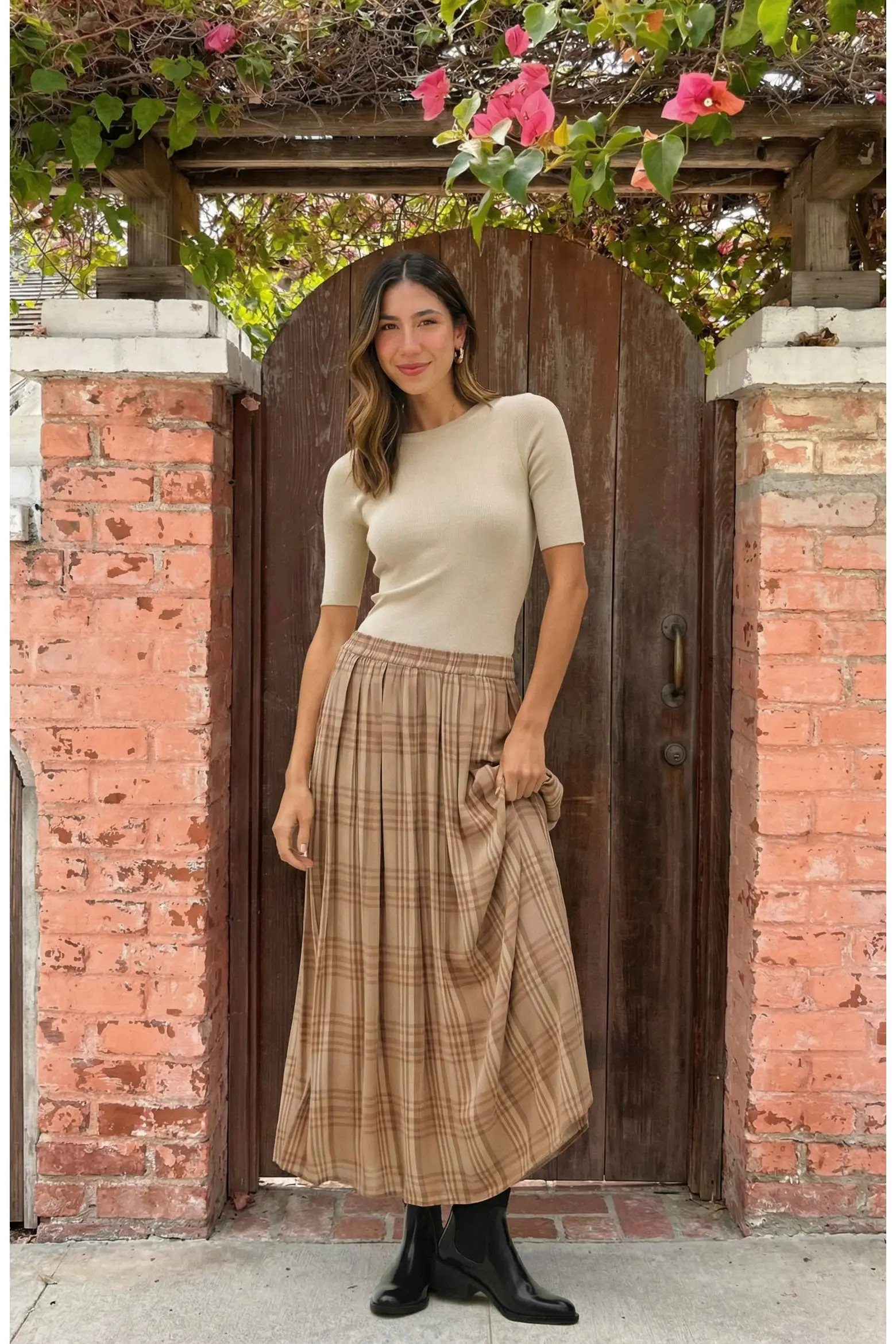 Plaid Pleated Pocket Skirt (Women) | Nordstrom | Nordstrom