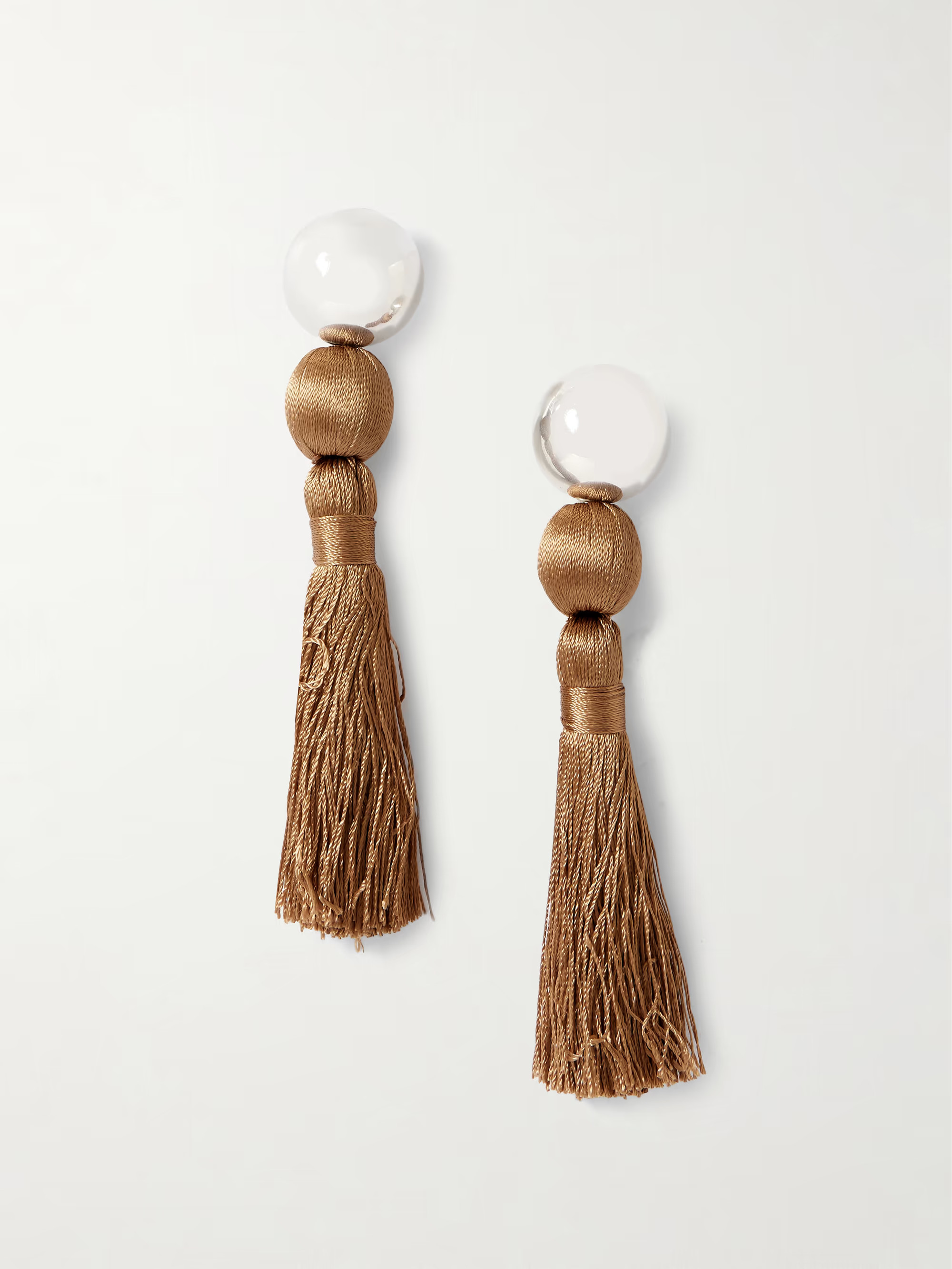 Venetian tasseled sterling silver earrings | NET-A-PORTER (US)