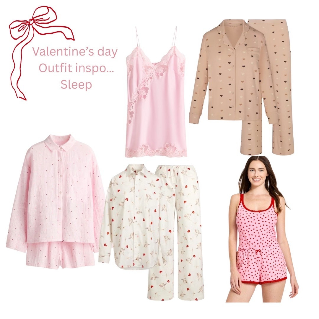 Cute Valentines sleepwear! 🩷🤍

#LTKootd #LTKValentine #LTKMidsize