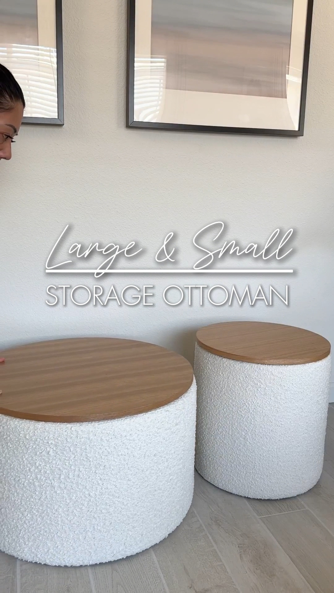 Had to get both sizes of these storage ottomans! 

#LTKHome