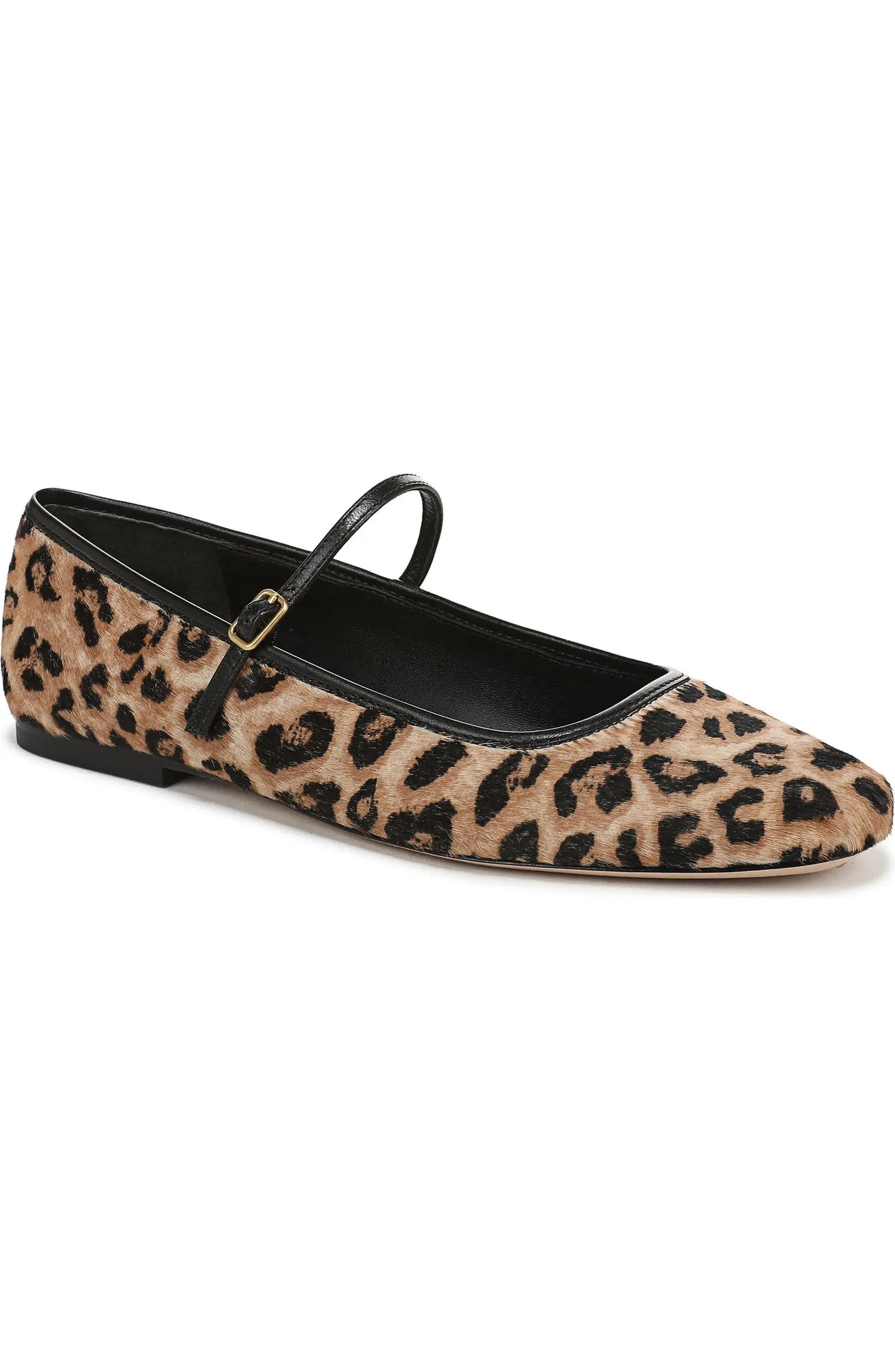 Ellie Genuine Calf Hair Mary Jane Flat (Women) | Nordstrom