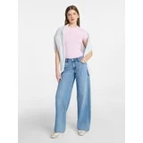 No Boundaries Cotton Stretch Jersey T-Shirt Bodysuit, Women’s XS-3XL | Walmart (US)
