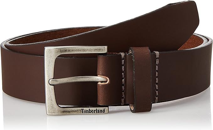 Timberland Men's Classic Leather Jean Belt 1.4 Inches Wide (Big & Tall Available) | Amazon (US)