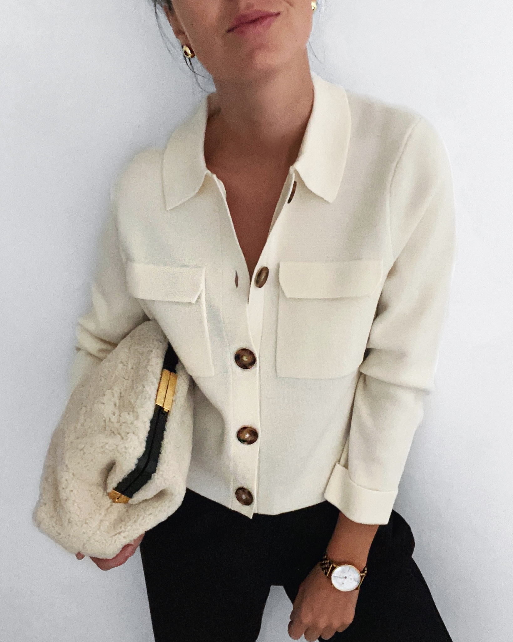 Sézane Bettyカーディガン (エクリュ) Sézane Bettyカーディガン (エクリュ)