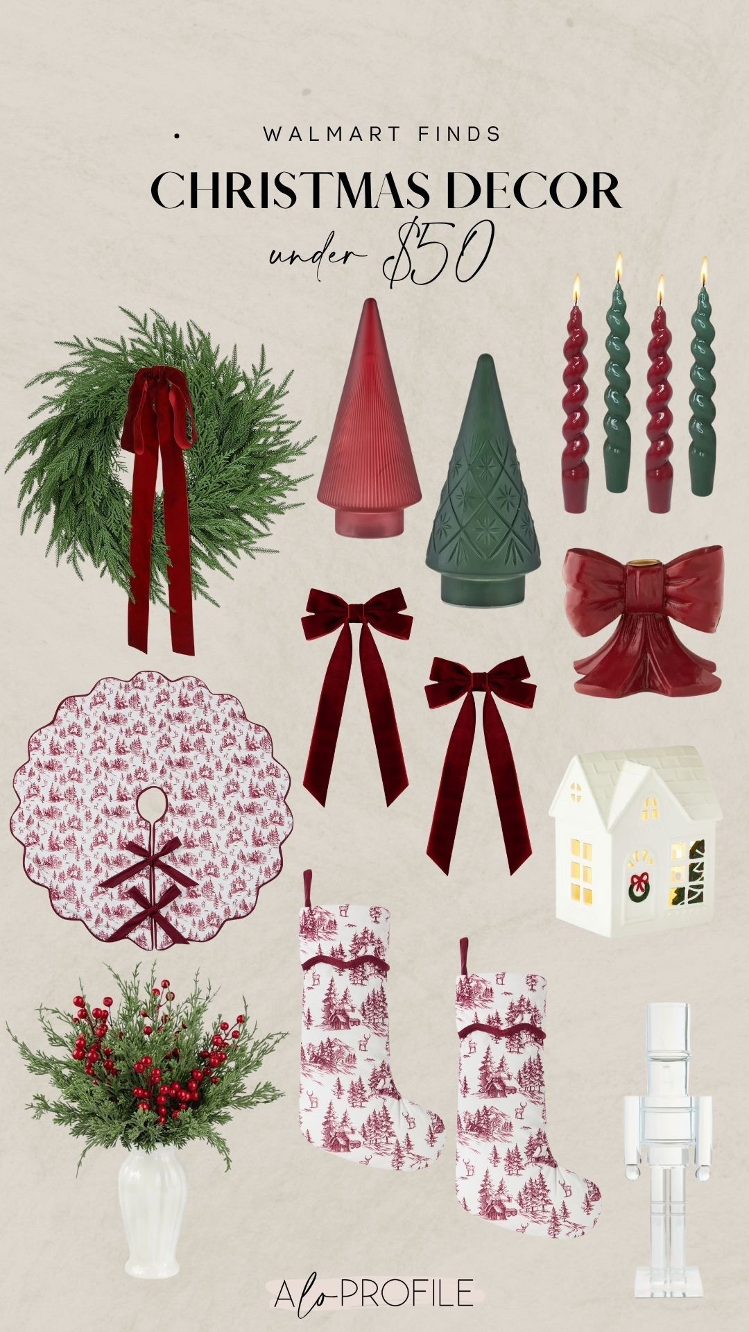 Walmart Christmas Decor Under $50 // Walmart holiday decor, Walmart Christmas decor, Christmas holiday decor, Christmas tree decor, Christmas decor, Christmas decorations, holiday decor ideas, holiday entertaining, holiday home decor, chic Christmas decor, holiday decorations