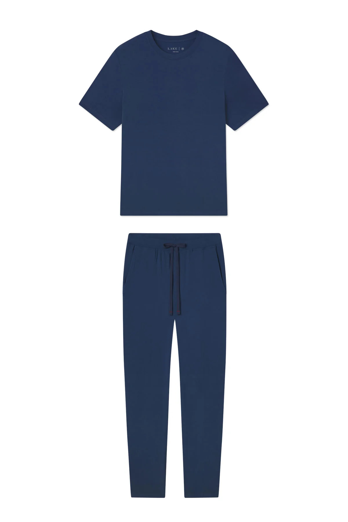 Men's Bamboo Lounge Set in Navy | Lake Pajamas