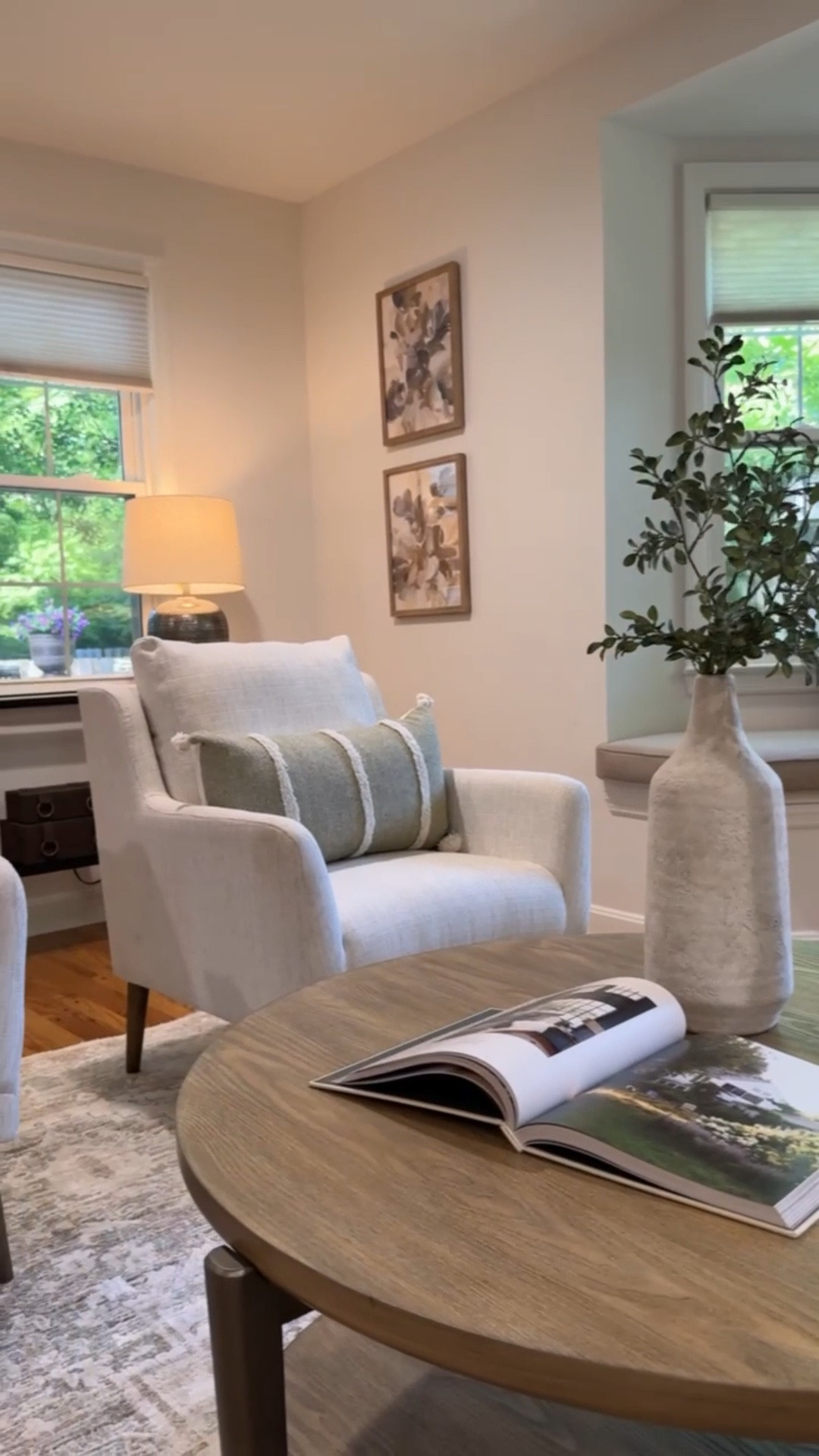 Start with the chairs🤍
We use accent chairs to soften a family room and create that layered designer feel. Chairs, rug, and details are linked. Linked.

#LTKHome #LTKSaleAlert #LTKSeasonal