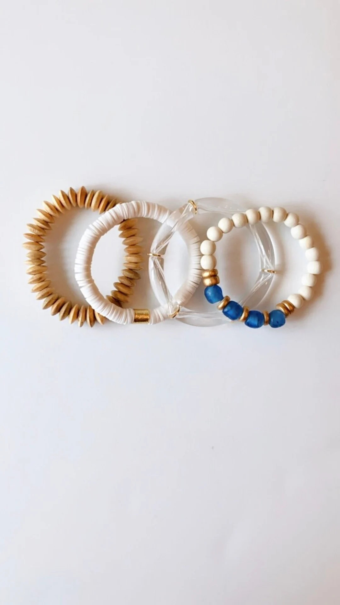 The Amalfi Coast stack-stack of 4 bracelets | Etsy (US)