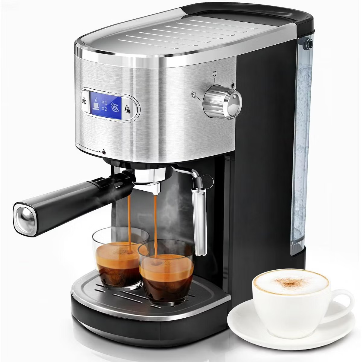 ZAFRO Espresso Machine 20 Bar, Semi-Automatic Professional Coffee Machine for Cappuccino & Latte ... | Target