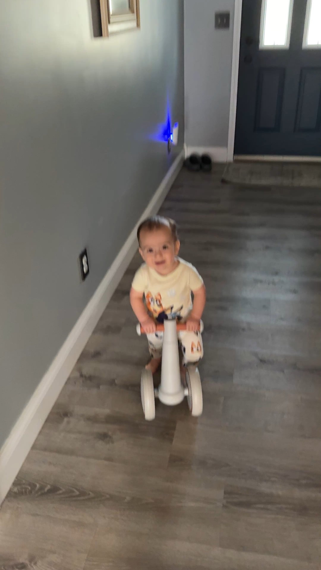 My cute little grandson loves this little balance bike. It’s perfect size for him. He’s 10 months old and cannot walk yet but loves pushing around the living room on this bike. 

#LTKSaleAlert #LTKKids #LTKBaby