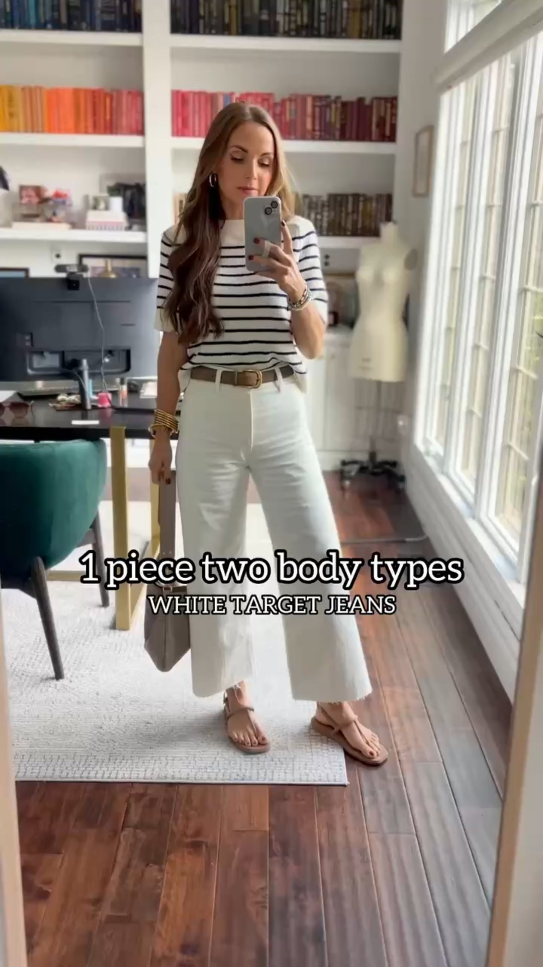 1 white @target pant
2 body types
I am in a 2
Kristy in a 12

#LTKStyleTip #LTKMidsize #LTKFindsUnder50
