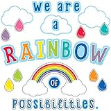 Schoolgirl Style - Hello Sunshine | We are a Rainbow of Possibilities Bulletin Board Set | Amazon (US)