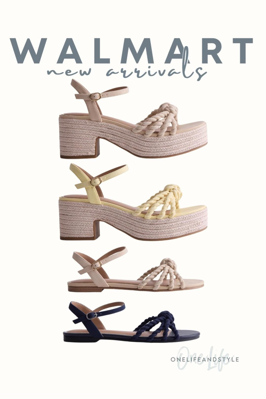 Walmart new arrivals - rope detail sandals  

#LTKSeasonal